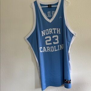 Jordan Blue and White North Carolina Jersey
